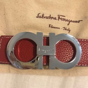 Salvatore Ferragamo Gancini Reversible Belt